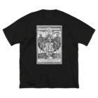 PALA's SHOP　cool、シュール、古風、和風、の地獄の裁き ビッグシルエットTシャツ