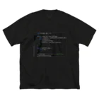 printfのLifeDarkTheme.js ビッグシルエットTシャツ