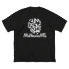 MoNochroMEのMoNochroMEマスク（白） Big T-Shirt
