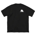 Andiamoの黒いやつら（白/両面） ビッグシルエットTシャツ