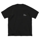 kozukuzukzのとら（ひかえめホワイトタイガー） ビッグシルエットTシャツ