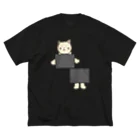 ＋Whimsyのイリュージョンねこ Big T-Shirt