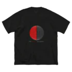 Makaroni_Zのお店の西半球 ブラック Big T-Shirt