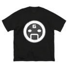 株式会社ブッコロのヨコオタロウ（ネガ） 루즈핏 티셔츠