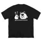 井戸端商店のぱんとらうさぎ ビッグシルエットTシャツ