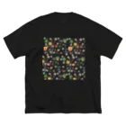 WAMI ARTのヲシテ文字いろいろ ビッグシルエットTシャツ