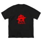 ZEN369のサークルA-THEEND(赤文字) ビッグシルエットTシャツ