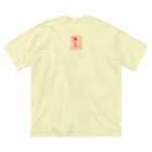 hilo tomula トムラ ヒロのGroup Collective Red ビッグシルエットTシャツ