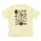 おはる屋さんのいろいろ球技（ボールゲーム） ビッグシルエットTシャツ