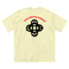 『NG （Niche・Gate）』ニッチゲート-- IN SUZURIの吾唯足知(われただたりるをしる)h.t.大アーチ赤英語・黒マーク Big T-Shirt