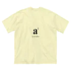 PAPER MOON GroupのCafe & Bar a2黒ロゴ ビッグシルエットTシャツ