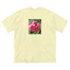 水彩屋の生Rose🌹 ビッグシルエットTシャツ