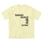 スナック半ばをすぎてのSabahspace電卓crew ビッグシルエットTシャツ