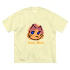 HenoMohe@NFTのへのもへキャット ビッグシルエットTシャツ