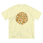 HANAE＊の赤いお花 ビッグシルエットTシャツ