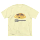 茶わん蒸しモイ子商店のスイートポテト ビッグシルエットTシャツ