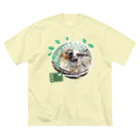 NASU_anikinshopのフタユビナマケモノ マロロとコロロ ビッグシルエットTシャツ