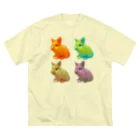 駿(ハヤオ)だけどモヤオのクアトロモヤ ビッグシルエットTシャツ