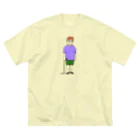 しゃい君🍬のボーカルしゃい君 ビッグシルエットTシャツ