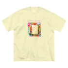 のぐちさきのきんにくごはん ビッグシルエットTシャツ