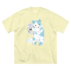 よふかしパーティーのうしくま ビッグシルエットTシャツ