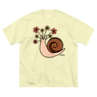 mkumakumaのはではでんでん虫 ビッグシルエットTシャツ