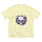 LCOMLのフルーツに囲まれたSKULL Big T-Shirt