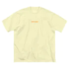 Estamos contigoのORANGE LOGO ビッグシルエットTシャツ