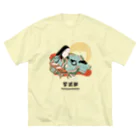 mincruの偉人シリーズ_紫式部 ビッグシルエットTシャツ