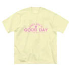 kazu_gの日日是好日（ピンク） ビッグシルエットTシャツ