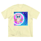 Moichi Designs Shop-2023のフクロウの宇宙飛行士 Big T-Shirt