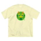 Atelier Pomme verte の竜の顔 ビッグシルエットTシャツ