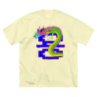 LalaHangeulの용 (龍)  ハングルデザイン   ビッグシルエットTシャツ