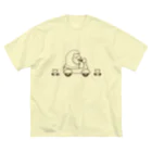 lemonysnow/ハリネズミグッズのハリネズミとバイク Big T-Shirt