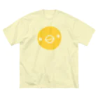 ひよこのもり工房の【復刻】ひよこ顔（2008年版） ビッグシルエットTシャツ