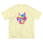 JINPIN (仁品)のパキッと乾き目にゃー ビッグシルエットTシャツ