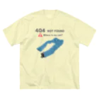 ぺんぎん24の見つかりません(カラー) ビッグシルエットTシャツ