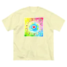 Angel channeling Art 天使のお部屋のワンネス ビッグシルエットTシャツ