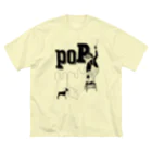 hilo tomula トムラ ヒロのPaint It POP ビッグシルエットTシャツ
