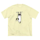 tsurukoのぷるぷるねこ ビッグシルエットTシャツ