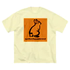 designfactory　GARAGE23のうさぎ　03　ネザーランドドワーフ Big T-Shirt