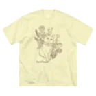 Ａｔｅｌｉｅｒ　ＨｅｕｒｅｕｘのFiori di Primaveraシンプルvr. ビッグシルエットTシャツ