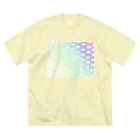 にゃっく -NecoKnickKnack-のずっと日曜日ならいいのにな〜うさぎのビッグシルエットTシャツ(夢かわver) Big T-Shirt