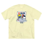 もしもしこちら文鳥のBOON BOON BURGER ビッグシルエットTシャツ