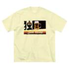 甘露煮屋 SUZURI支店の独・ビール（クズじゃない） ビッグシルエットTシャツ