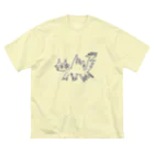 ハナノネッコ のネッコちゃん ビッグシルエットTシャツ