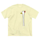 kikiのくびなが族のとり ビッグシルエットTシャツ