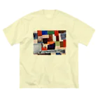 en_madeのアートデザインホース ビッグシルエットTシャツ