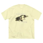 Kosetsuの魚とギター3 ビッグシルエットTシャツ