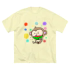 Lani＊Lani-online shop-の限定品＊おさるのイージーくん♪ ビッグシルエットTシャツ